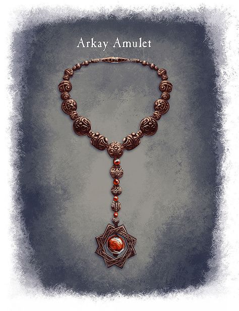 ArtStation - Amulet Arkay, Ray Lederer Skyrim Concept Art, Tes Skyrim, Rpg Items, Jewelry Keychain, Elder Scrolls Art, Magical Items, Elder Scrolls Skyrim, Dnd Dragons, Magic Items