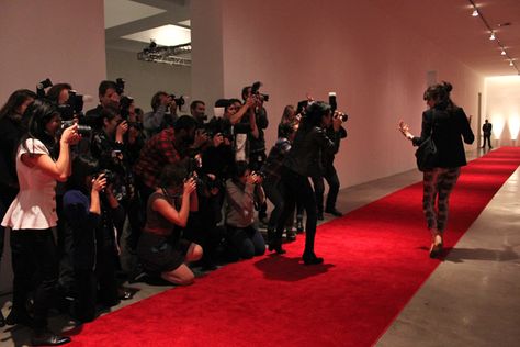 Dubbed "Paparazzi," the installation at the entrance of Performa's opening-night benefit put a swarm of 45 fake photographers on a... Fake Paparazzi, Jazz Party, Inflatable Rentals, Outdoor Movie Screen, Bounce House Rentals, Prom Theme, Paparazzi Photos, Event Experience, Movie Screen