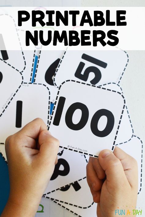 Free Printable Numbers 0 to 100 Numbers Preschool Printables, Math Number Cards, Number Activities Preschool, Printable Circles, Free Printable Numbers, Number Flashcards, Calendar Numbers, Teen Numbers, Free Printable Cards