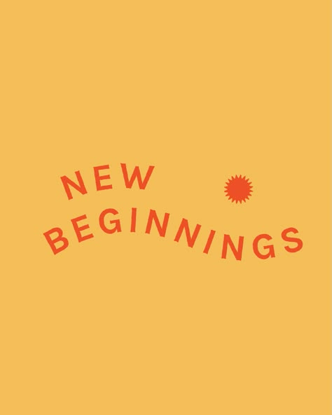 Here's the exciting new beginnings 👀 #typography #graphicdesign #motivationalquote Affirmation For New Beginnings, New Home Quotes Fresh Start, Every Day Is A New Beginning, Moving Quotes New Beginnings, New Job Quotes Motivation, Fresh Start Aesthetic, Fresh Start Wallpaper, New Beginnings Aesthetic, Starting New