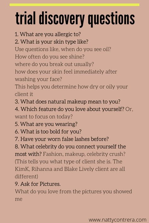 Makeup Artist Questionnaire, Makeup Artist Needs, How To Start Makeup Artist Business, Bridal Makeup Artist Business, Professional Makeup Artist Tips, Content Ideas For Makeup Artist, Mua Content Ideas, Mua Checklist, Makeup Artist Content Ideas