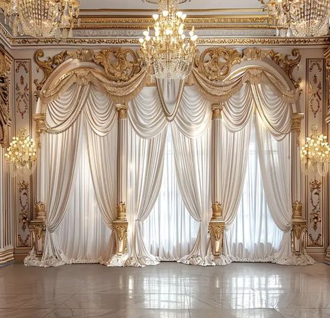 Bedroom Luxury Design, Royal Interior, Italy Wardrobe, Bedrooms Luxury, Curtains Living Room Modern, Wardrobe Planner, Photoshoot Backdrops, Mom Party, French Rococo