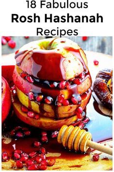 Tired of the same old Rosh Hashanah Recipes? Are you looking for some Rosh Hashanah inspiration? Check out our Fabulous Rosh Hashanah recipes that everyone at your table will love!#recipes #Rosh Hashanah #vegetarian #vegan #Roundup #kosher Rosh Hashanah Desserts, Rosh Hashanah Menu, Rosh Hashana Recipes, Apples And Honey, Rosh Hashanah Table, Yom Teruah, Jewish Feasts, Rosh Hashanah Recipes, Jewish Holiday Recipes