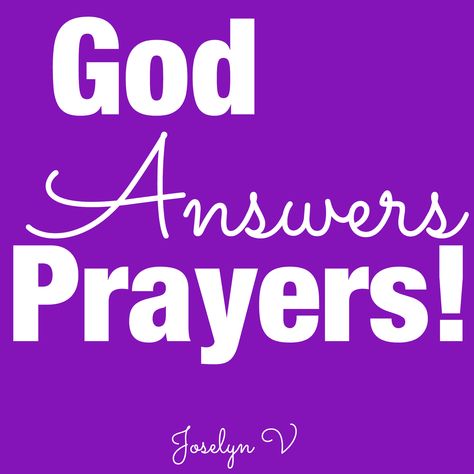 He Answers Prayers, God Prayers, God Answers Prayers, Purple Quotes, Christian Quotes Prayer, Answered Prayers, Art House, Inspirational Thoughts, Bible Art