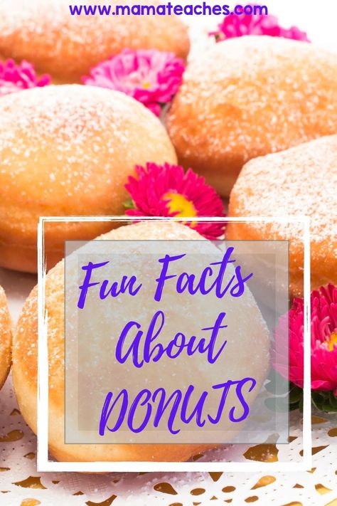 Fun Facts About Donuts for Kids - Mama Teaches National Donut Day Ideas, Edible Diamonds, Pastry Treats, National Donut Day, Sweet Bar, Fancy Boxes, Delicious Donuts, Donut Party, Facts For Kids