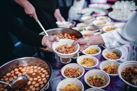 Poor people receive donated food from donors: The hands of the poor receive food from the hands of the humane royalty free stock photo People Eating Food, Poor People, Christmas Vectors, Royalty Free Stock Photos, Human