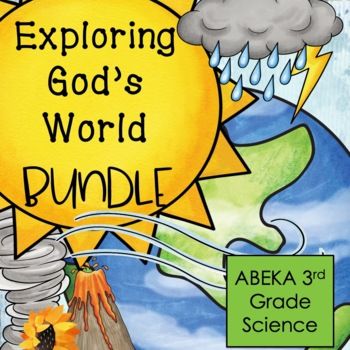 Exploring God's World Study Guide for Abeka 3rd Grade Science BUNDLE Abeka Curriculum, 3rd Grade Science, Christian Education, Religious Education, Educational Materials, 3rd Grade, Teachers Pay Teachers, Teacher Store, Study Guide