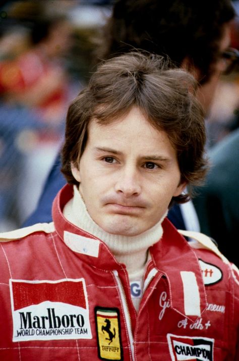 Gilles Villeneuve F1 Retro, Red Race, Belgian Grand Prix, Gilles Villeneuve, Childhood Photos, Formula 1 Car, Racing Driver, Motor Racing, F1 Drivers