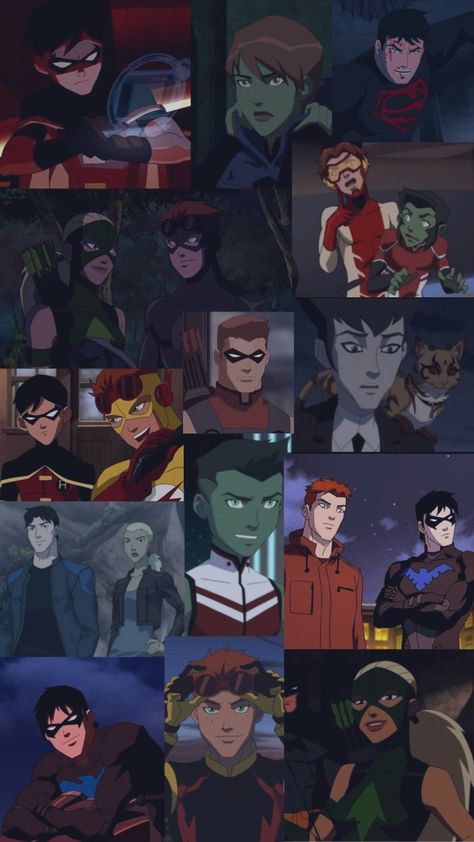 Dc Justice League Art, Justice League Animated Wallpaper, Young Justice Wallpaper, Dc Comics Justice League, Young Justice Poster, Justice Wallpaper, Spitfire Young Justice, Justice League Animated, Young Justice Robin