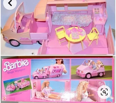 Barbie Camper Van 90s, Barbie Camper Van, Rv House, Barbie Camper, Camper Home, Home Magic, Camper Vintage, Barbie Stories, Gmc Motorhome