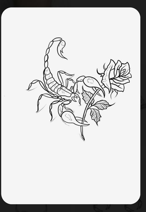 20s Tattoo, Flower Tattoo Stencils, Fox Tattoo Design, Stomach Tattoos Women, Sharpie Tattoos, Fox Tattoo, Stomach Tattoos, Cool Pencil Drawings, Scorpio Woman