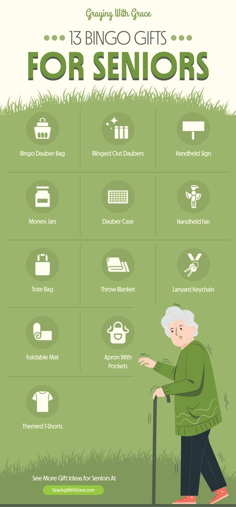 Have your senior loved one think of you every time they shout "BINGO!" with these bingo themed gifts for seniors and the elderly. #gift #gifts #giftguide #giftguides #seniors #elderly #elders #bingo Bingo Gifts For Seniors, Senior Bingo Prizes, Bingo Prizes For Seniors, Bingo Prize Ideas, Bingo Gifts, Camping Bingo, Gifts For Seniors, Senior Citizen Activities, Bingo Books