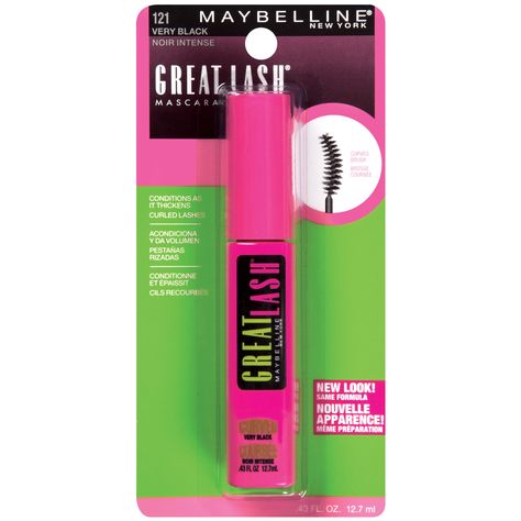 Maybelline Makeup Great Lash Curved Brush Washable Mascara Very Black Mascara 0.43 fl oz ** You can get more details by clicking on the image. (This is an affiliate link) Maybeline Mascara, Maybelline Great Lash Mascara, Great Lash Mascara, Mascara Best, Maybelline Great Lash, Maybelline Falsies, Maybelline Mascara, Great Lash, Full Lashes