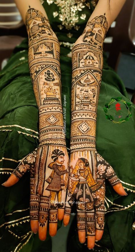 Mehandi Designs For Hands Dulhan, Mehandi Design For Wedding Full Hand, Mehendi Design For Bridal Hand, Hindu Wedding Mehndi Designs, Unique Mehndi Designs For Bride, Wedding Bride Mehndi Designs, Bridal Mehendi Designs Wedding Latest, Mendhi Designs Wedding Brides, Mehandi Designs For Dulhan