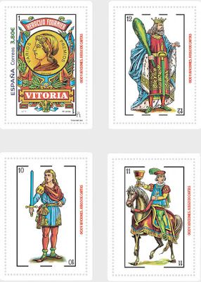 coins and more: 1413) "Card Games", Spain: Correos (Spanish Post h... Spanish Deck, Learning Tarot, Knight Of Cups, Suit Card, Learning Tarot Cards, Major Arcana Cards, Pentacles, Air Signs, Minor Arcana