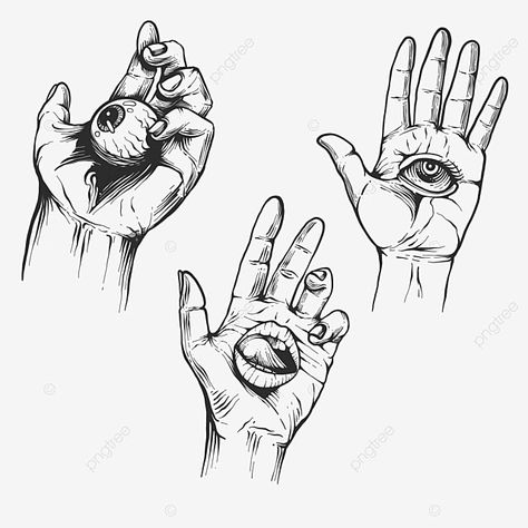 Eye On Hand Drawing, Eye In Hand Drawing, Hand Holding An Eyeball, Hand Holding Eyeball Drawing, Hand With Eye Drawing, Eye Pulling Drawing, Eye On Hand, Hand With Eye, Doctor Clipart