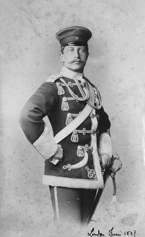 Emperor William II (1859-1941) when Crown Prince William | Royal Collection Trust German Royal Family, Germany And Prussia, Kaiser Wilhelm, King Of Prussia, Royal Collection Trust, German Uniforms, German History, English Royal Family, Historical People