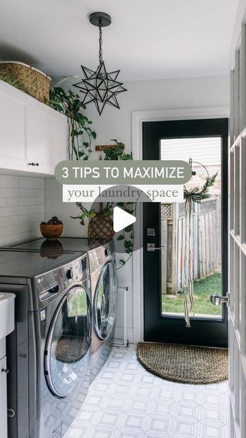 42K views · 4.3K likes | Wendy on Instagram: "Here are tips to maximize your laundry space! Our laundry room doubles as our mud room and utility closet so we have to make it super efficient. And here is how we do it! 

1) Take advantage of your vertical space. I installed a tension rod high up to hang our cleaning products. It saves me valuable cupboard space and I see what I have.

Speaking of vertical space, hang a dowel above your laundry sink for an extra place to hang dry clothing. 

2) Use Command grippers to organize and keep your brooms and cleaning supplies standing up and tidy.

3) Use peg hooks to hold items you grab daily
I created a landing zone for our keys and bags
Now everything has a home, is super accessible and easy to put away

This corner is so well utilized now! I lin How To Separate Laundry, Cabinets Over Sink, Landing Zone, Utility Closet, Peg Hooks, Laundry Space, Laundry Tips, Over Sink, Tension Rod