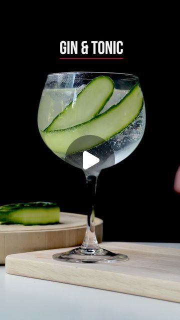 Rens Hogeweg | The Cocktail Lifestyle on Instagram: "The Ultimate Gin & Tonic! Cool, Crisp, and Cucumber-Infused 🥒🍹 Recipe: - 2 oz premium botanical gin - 4 oz tonic water - Fresh cucumber slices - Ice cubes Fun Fact: Cucumber is the quintessential garnish for a Gin & Tonic, known for its ability to enhance and accentuate the botanical notes of the gin. The combination of juniper-forward gin, crisp tonic, and cucumber creates a harmonious balance that’s both invigorating and delightfully satis Mixology Drinks, Cucumber Canning, Cucumber Slices, Fresh Cucumber, Turmeric Health, Tonic Water, Gin Tonic, Gin And Tonic, Ice Cubes