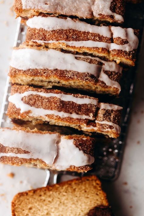 Cinnamon Swirl Loaf, Cozy Baking, Feasting On Fruit, Bread Gluten Free, Swirl Bread, Cinnamon Swirl Bread, Baking Recipe, Cinnamon Swirl, Vanilla Yogurt