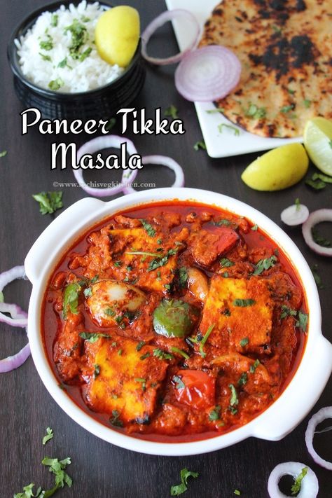 Panir Tikka Masala, Tandoori Masala Recipe, Paneer Tikka Recipe, Paneer Tikka Masala Recipe, Paneer Tikka Masala, Paneer Masala, Paneer Dishes, Tikka Masala Recipe, Paneer Recipe