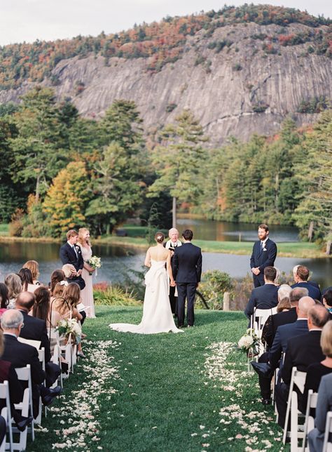 6 Favorite Destination Wedding Locations From Our Experts: Photography: Brett Heidebrecht - http://www.brettheidebrecht.com/ Mountain Beach Wedding, Southern Fall Wedding, Fall Destination Wedding, Destination Wedding Checklist, Outdoor Rustic Wedding, Destination Wedding Cost, Highlands North Carolina, Jordan Wedding, Wedding Fairytale