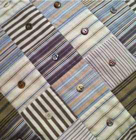 Quilt Shirt, Tie Quilt, Quilt Modernen, Striped Shirts, Plaid Quilt, Striped Quilt, Memory Quilt, Patchwork Quilting, Old Shirts