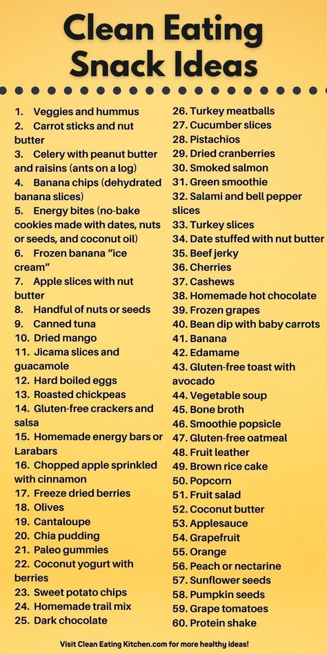 Here's a round-up of the best healthy and clean eating snack ideas for both kids and adults! Choose from over 60 snack ideas that everyone will love. Summer snacks, back-to-school snacks and workday snacks are all included here. Healthy Pantry, Clean Snacks, Quick Healthy Snacks, Makanan Diet, Free Snacks, Quick Healthy, Snack Ideas, Healthy Meal Prep, Healthy Snacks Recipes