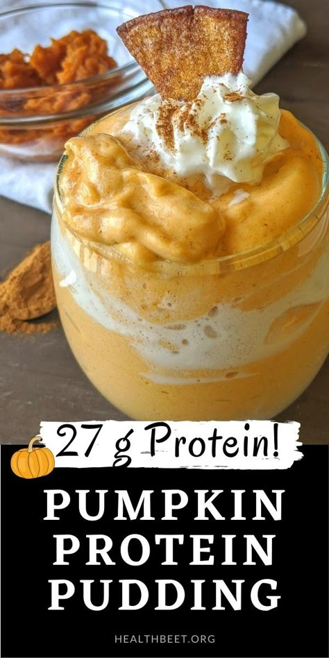 Bariatric Support, Macro Desserts, Pumpkin Pudding Recipes, Forgotten Cookies, Pumpkin Pie Protein, Protein Dessert, Pumpkin Protein, Protein Baking, High Protein Desserts