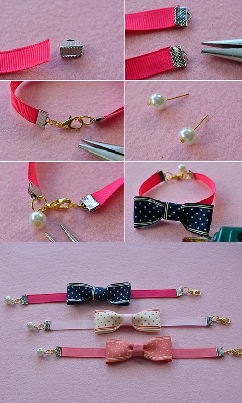 Bracelets For Kids, Buy Wholesale Jewelry, Kids Bracelets, Cubic Zirconia Jewelry, Diy Hair Accessories, Bracelet Tutorial, Diy Schmuck, Girly Jewelry, Fabric Jewelry