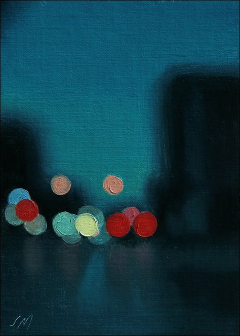 Stephen Magsig - City Lights Stephen Magsig, Blurry Lights, Arte Sketchbook, Art Series, Henri Matisse, Urban Landscape, Art Paint, Painting Inspiration, Color Palettes