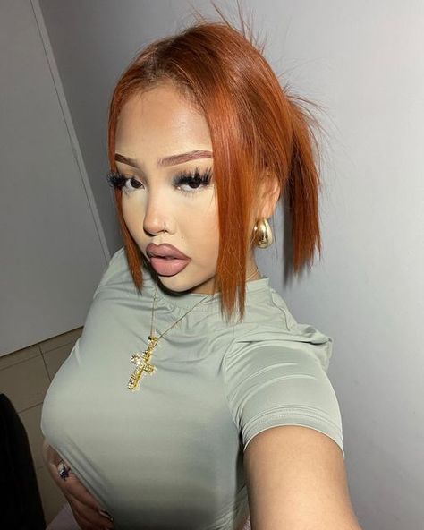 19K Likes, 60 Comments - Ninah Liantsoa (@ninahlian) on Instagram: "backshots" Pelo Color Cobre, Cheveux Oranges, Ginger Hair Color, Hair Inspiration Color, Baddie Hairstyles, Orange Hair, Hair Inspo Color, Ginger Hair, Pretty Makeup