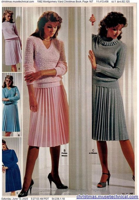 1982 Montgomery Ward Christmas Book, Page 167 - Christmas Catalogs & Holiday Wishbooks 1980s Fashion Women, 1980 Fashion, 1980’s Fashion, Fashion 1980s, Fashion Decades, 1980s Women, 80 Fashion, Sears Catalog, 80s Women