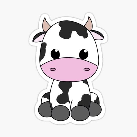 Cow Cartoon Images, Cow Stickers, Cow Cartoon, Cow Birthday Parties, Whats Wallpaper, Cow Baby Showers, Cow Drawing, Cow Birthday, Cartoon Cow