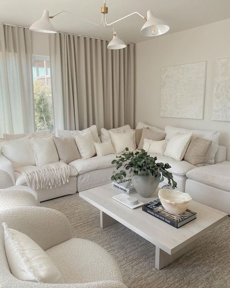 Living Room Decor Neutral, Neutral Living Room, Home Design Living Room, Apartment Furniture, Living Room Design, Decor Home Living Room, Living Room Decor Apartment, Living Room Inspo, Lounge Room