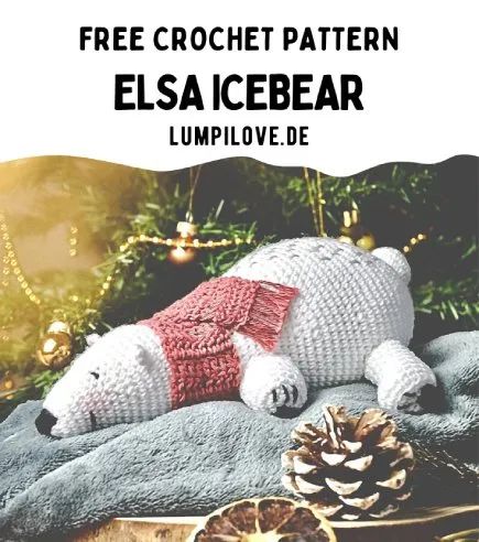 Bear Archives : Free Crochet Patterns Free Crochet Polar Bear Pattern, Polar Bear Amigurumi Free Pattern, Crochet Polar Bear Pattern Free, Polar Bear Crochet Pattern Free, Koala Crochet Pattern Free, Knit Plushies, Polar Bear Crochet Pattern, Amigurumi Polar Bear, Polar Bear Crochet