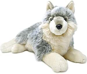 Whitaker The Wolf - 14 Inch Stuffed Animal Plush Dog - by Tiger Tale Toys Wolf Stuffed Animal, Wolf Pups, Wolf Plush, Big Stuffed Animal, Personalized Stuffed Animals, Wolf Stuff, Wolf Pup, Plush Dog, The Wolf