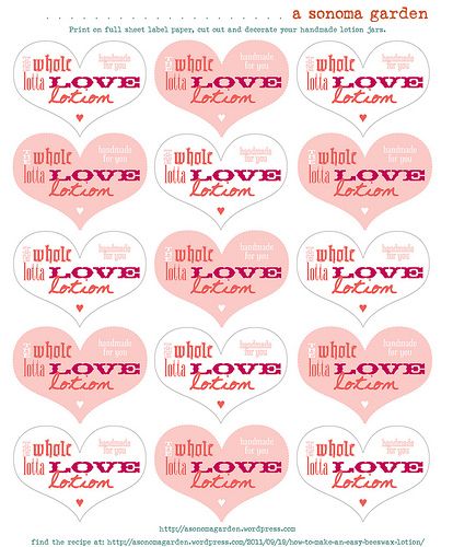 A Whole Lotta Love Lotion Labels (free printable) Lotion Valentines Printable, Valentine Labels Printable Free, Love Potion Labels Printables, Free Printable Lotion Gift Tags, Free Valentines Day Printables For Kids Gift Tags, Whole Lotta Love, Decoupage Diy, Free Labels, Labels Printables Free