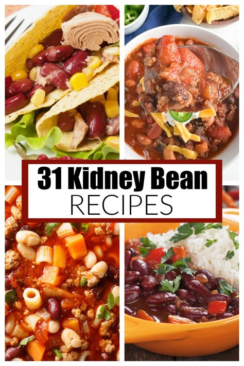 Dried Red Kidney Bean Recipes, Light Kidney Beans Recipes, Kidney Bean Side Dish, What To Make With Kidney Beans, Dried Kidney Beans Recipes, Recipes Using Kidney Beans, Light Red Kidney Beans Recipes, Red Kidney Beans Recipes, Canned Kidney Bean Recipes