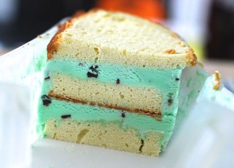 Ice Cream Cake in a Loaf Pan | Naptime Chef Cake In Loaf Pan, Cake In A Loaf Pan, Making Ice Cream, Easy Ice Cream Cake, Frozen Yogurt Recipes, Teen Crafts, Cake Hacks, Random Recipes, Spring Cake