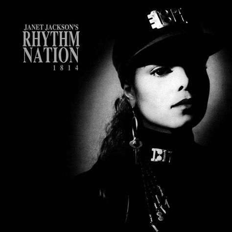 Once upon a time, she was just the little kid sister to one of the most famous pop groups in the world. But by the late 1980s, Janet Jackson was a massive solo star in her own right, and anticipation was at fever pitch as she released her new solo project, Janet Jackson’s Rhythm Nation 1814, internationally on 18 September 1989. Michael Jackson Vinyl, Janet Jackson Rhythm Nation, Rhythm Nation, Greatest Album Covers, Military Chic, Cool Album Covers, Great Albums, Crazy Outfits, The Jacksons