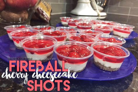 Fireball Jello Shots, Cheesecake Shots, Jello Pudding Shots, Pun Humor, 5 Oclock, Football Appetizers, Birthday Dessert, Pudding Shots, Jello Shot Recipes