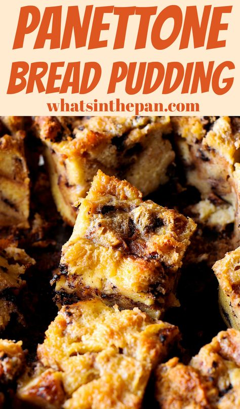 Panatone Bread French Toast, Bread Pudding With Panettone, Panatone Bread Pudding, Panetone Bread Pudding, Pannetone Bread Pudding, Paula Deen Bread Pudding, Panettone Bread Pudding Ina Garten, Panatone Bread Pudding Jamie Oliver, Panatone Bread