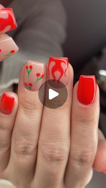 Nails By Judy🧚‍♂️ on Instagram: "I love flames and I used to struggle with them but now I figured a good technique and I wanted to share how I do them ❤️‍🔥" Flame Nails Tutorial, Flame Nails, Nails Tutorial, April 27, Nail Designs Spring, Nail Tutorials, Spring Nails, Then And Now, To Share