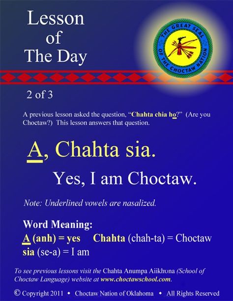 ♥ Choctaw ♥ @Taylor Townsend Choctaw Art, Military Code, Choctaw Language, Choctaw Tribe, Lesson Of The Day, Taylor Townsend, Choctaw Indian, Native American Language, American Indian Quotes