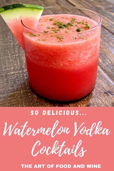 When you want a taste of summer, even after it’s gone, mix up a refreshing Watermelon Vodka Cocktail. Top with a sprinkling of lime zest and you will feel like summer never ended. #watermelon #watermeloncocktails #cocktails #vodka #vodkacocktails #meloncocktails #drinks #happyhour #fruitdrinks #fruitcocktails #watermelonvodkacocktails 99 Watermelon Liquor Drinks, Blended Watermelon Cocktail, Watermelon Cocktail Vodka Summer Drinks, Frozen Watermelon Cocktail, Cocktails With Watermelon Juice, Watermelon Alcohol Drinks, Watermelon Crush Cocktail, Drinks With Watermelon Vodka, Watermelon Schnapps Drinks