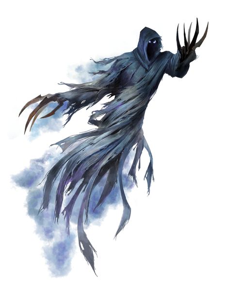 The Wraith, Astral Plane, D D Monsters, Sense Of Self, Dnd Monsters, Fantasy Races, Mythical Creatures Art, Creature Concept, Fantastic Beasts