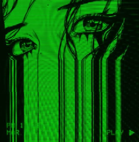 Neon Green Widget Aesthetic, Green Cyberpunk, Neon Green Pfp, Green Y2k, Dark Green Aesthetic, Body Pose Drawing, Green Theme, Neon Aesthetic, Dark Anime