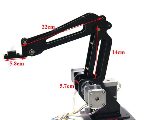 Using Arduino to Design 3 Dof Robot Arm for 3d Printer, Writing, and Laser Engraving Robot Writing, Arduino Robot Arm, Future Technology Gadgets, Printer Design, Moving Color, Arduino Cnc, Arduino Robot, Robot Suit, Robotic Automation