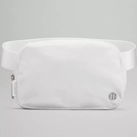 Lululemon White Wear Everywhere Belt Bag Trendy White Belt Bag For School, Lululemon White Belt Bag, Lulu Belt Bag, Lulu Lemon Belt Bag White Camo, Lululemon Bag, Lululemon Belt Bag, Chic White Belt Bag For On-the-go, Lululemon Shoulder Bag With Removable Pouch For On-the-go, Lululemon Bags